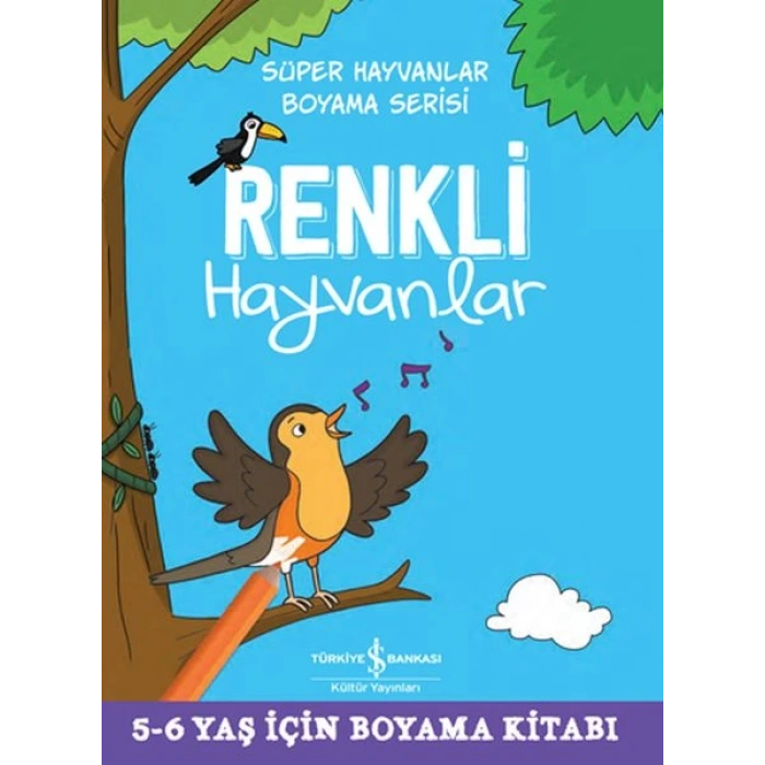 Renkli Hayvanlar - Süper Hayvanlar Boyama Serisi
