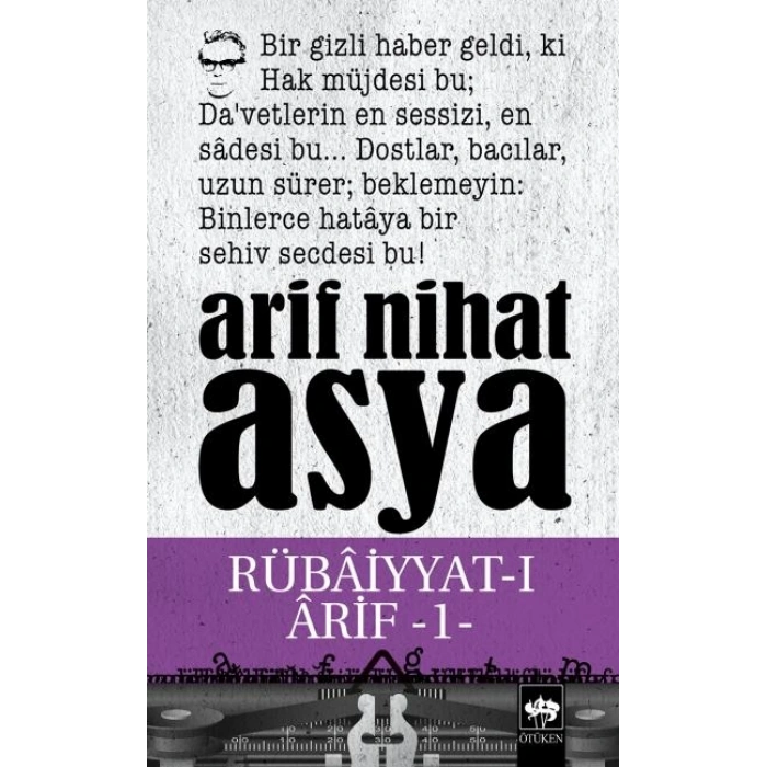 Rübaiyyat-ı Arif 1