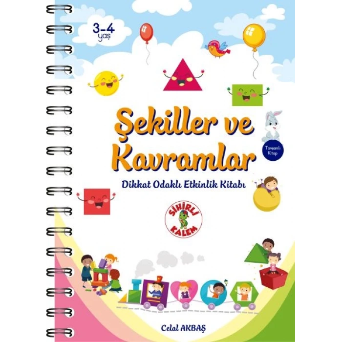 Şekiller ve Kavramlar - Dikkat Odaklı Etkinlik Kitabı