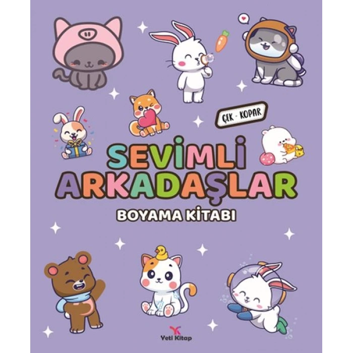 Sevimli Arkadaşlar Boyama Kitabı