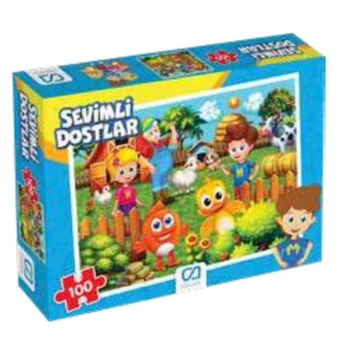 Sevimli Dostlar Puzzle 100