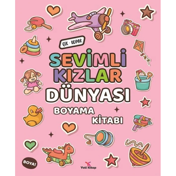Sevimli Kızlar Dünyası Boyama Kitabı
