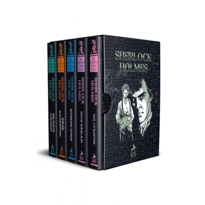 Sherlock Holmes 5 Kitap Özel Baskı Ciltli Set