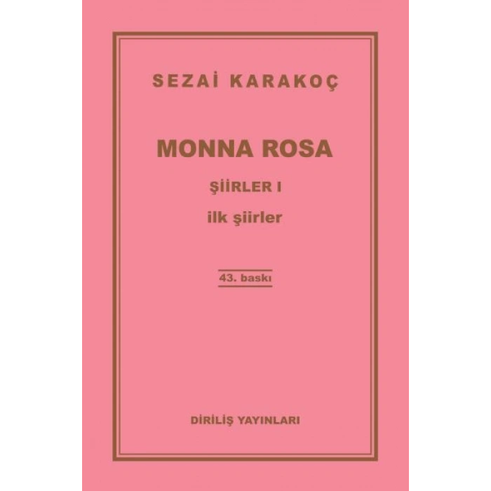 Şiirler 1 - Monna Rosa