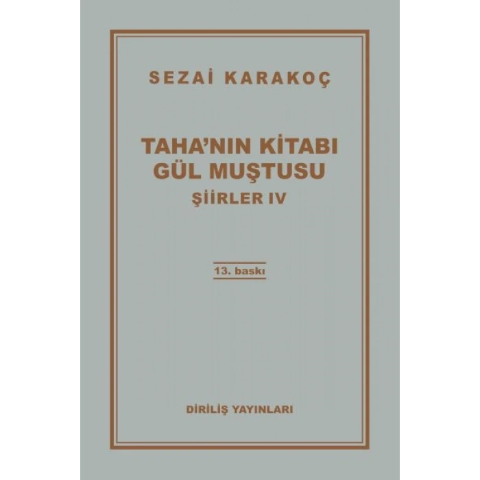 Şiirler 4 - Tahanın Kitabı Gül Muştusu