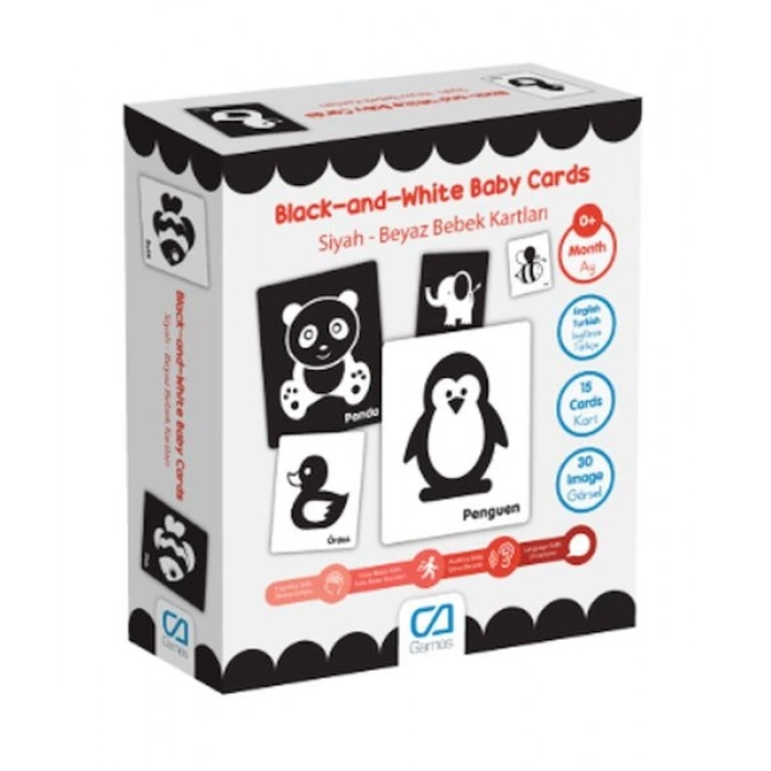 Siyah Beyaz Bebek Kartları