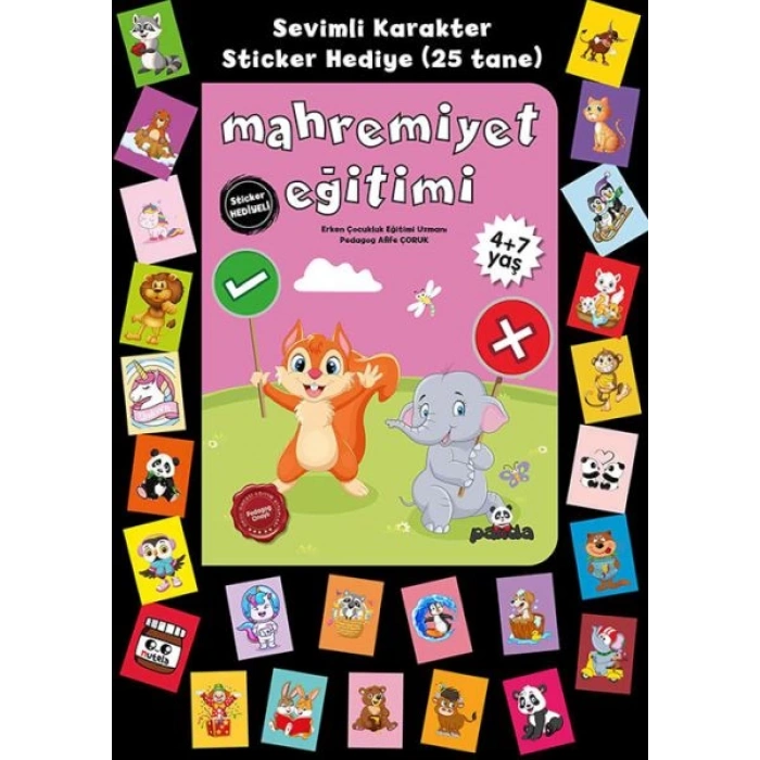 Stickerlı 4+7 Yaş Mahremiyet Eğitimi
