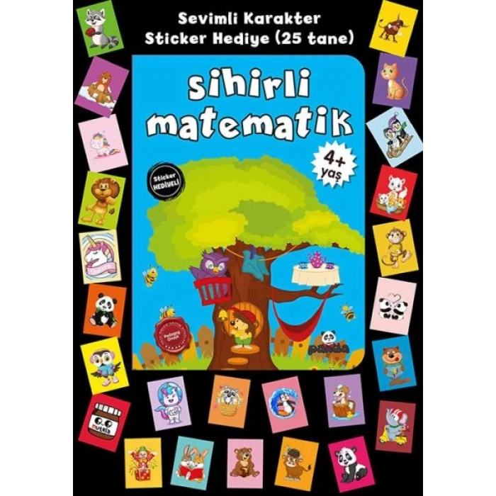 Stickerlı 4+ Yaş Sihirli Matematik