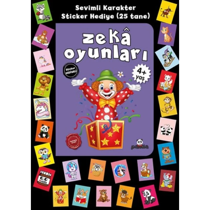 Stickerlı 4+ Yaş Zekâ Oyunları