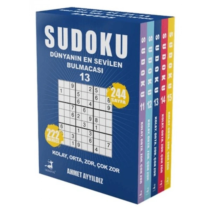 Sudoku Dünyanın En Sevilen Bulmacası 5 Kitap Set