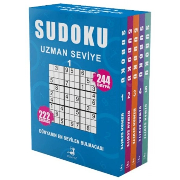 Sudoku Uzman Seviye 5 Kitap Set