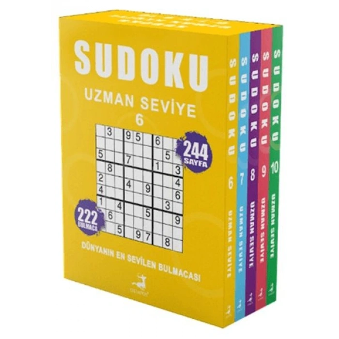 Sudoku Uzman Seviye 5 Kitap Set
