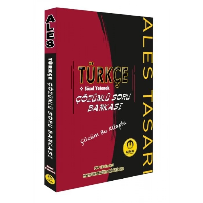 Tasarı ALES Türkçe Sözel Yetenek Soru Bankası Çözümlü