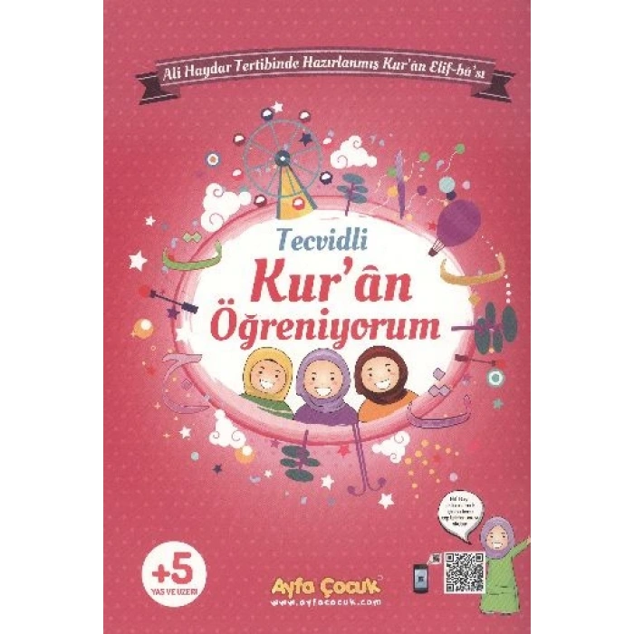 Tecvidli Kuran Öğreniyorum (Pembe) (Kod:Ayfa161P)
