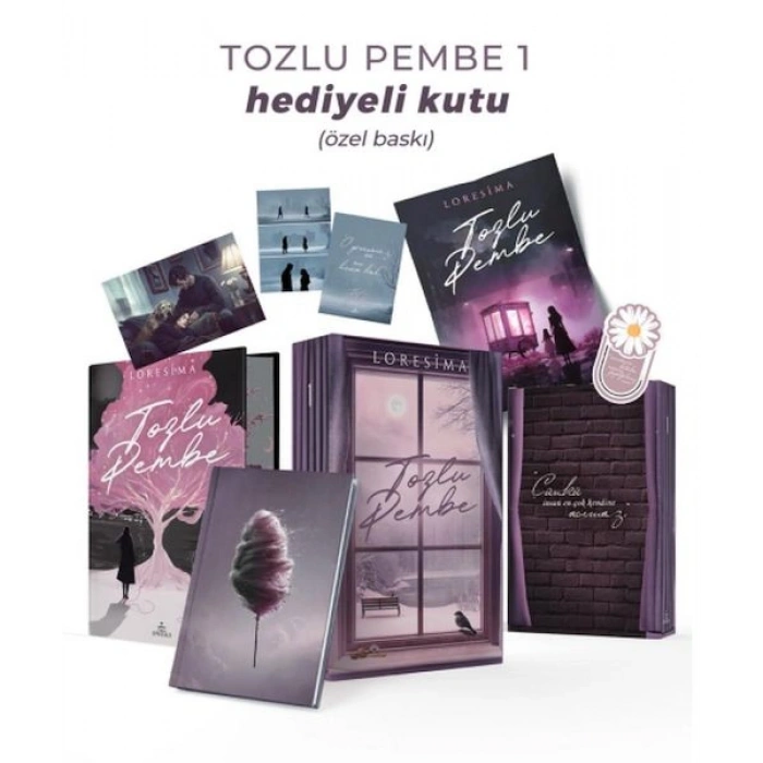 Tozlu Pembe 1 – Ciltli Yan Boyamalı Hediyeli  Kutu