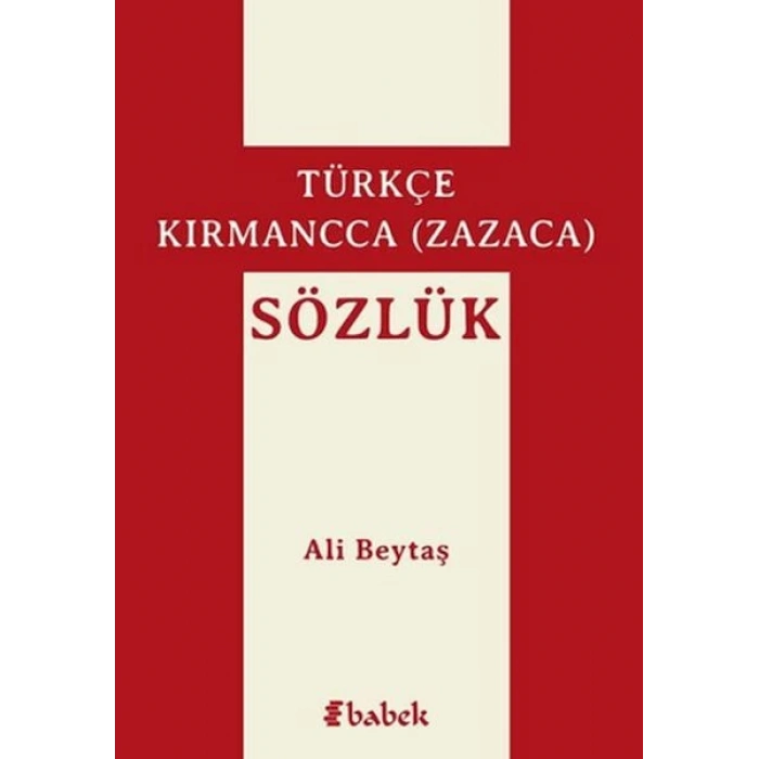 Türkçe-Kırmancca (Zazaca) Sözlük
