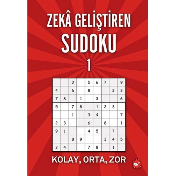 Zeka Geliştiren Sudoku 1 Kolay - Orta - Zor