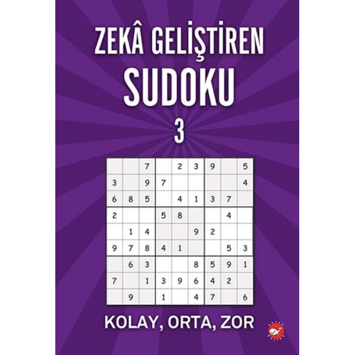 Zeka Geliştiren Sudoku 3 - Kolay - Orta - Zor