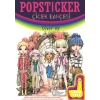 Çiçek Bahçesi Boyama Kitabı Popsticker