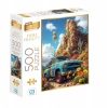 Çiçekli Kamyon Puzzle 500