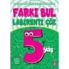 Farkı Bul Labirenti Çöz 5 Yaş - Çocukların Zihnini Geliştiren Kitap