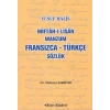 Miftah-ı Lisan Manzum Fransızca Türkçe Sözlük