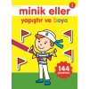 Minik Eller Yapıştır Ve Boya - Sarı Kitap