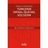 Oklama Yöntemiyle Türkçenin Yapısal-İşlevsel Söz Dizimi