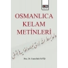 Osmanlıca Kelam Metinleri