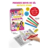 Prenses - Boya ve Sil Aktivite Kitabı / 3 Yaş +