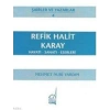 Refik Halit Karay Hayatı - Sanatı - Eserleri