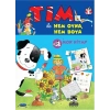 Tim ile  Hem Oyna Hem Boya (Mor Kitap)