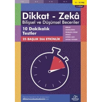 10 Dakikalık Testler (11-12 Yaş) - Dikkat Zeka