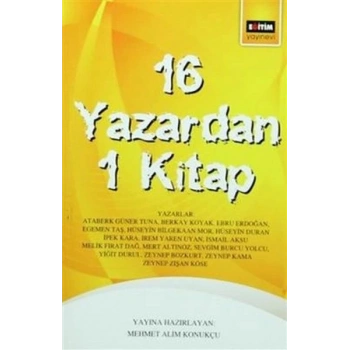 16 Yazardan 1 Kitap