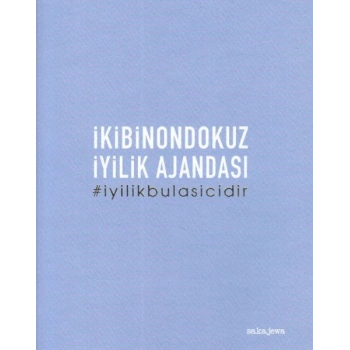 2019 İyilik Ajandası İyilik Bulaşıcıdır Orta Boy Beyaz