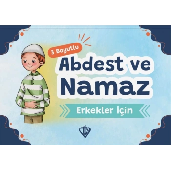 3 Boyutlu Abdest Ve Namaz Kitapçığı Mavi