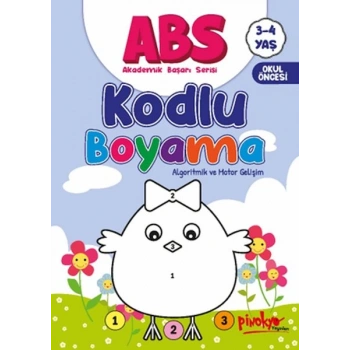 ABS 3-4 Yaş Kodlu Boyama