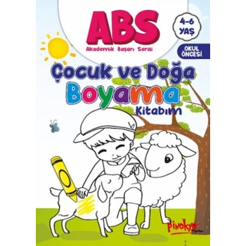ABS 4-6 Yaş Çocuk ve Doğa Boyama Kitabım