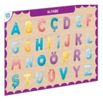 Ahşap Alfabe Eğitici Set