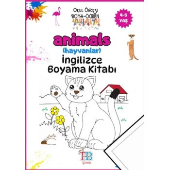 Animals (Hayvanlar)Boyama Kitabı