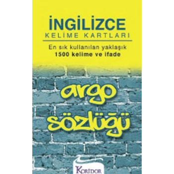Argo Kelime Kartları (İngilizce)