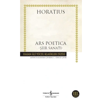 Ars Poetica - Şiir Sanatı - Hasan Ali Yücel Klasikleri