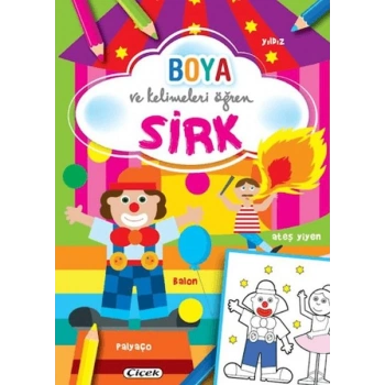 Boya ve Kelimeleri Öğren - Sirk