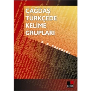 Çağdaş Türkçede Kelime Grupları