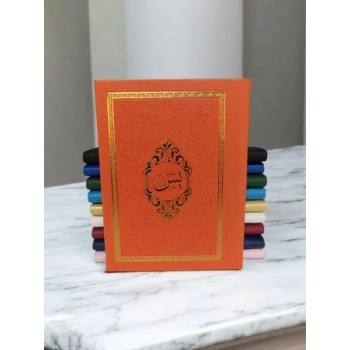 Çanta  Boy Termoderi Kapaklı 128 Sayfa Yasin Turuncu