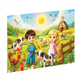 Çiftlik Ahşap Puzzle