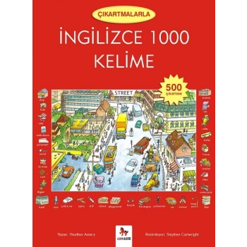 Çıkartmalarla İngilizce 1000 Kelime (500 Çıkartma)