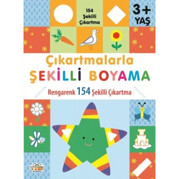 Çıkartmalarla Şekilli Boyama 3 Yaş Üstü