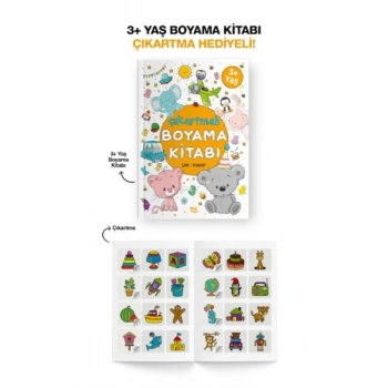 Çıkartmalı Boyama Kitabı  3 Yaş +