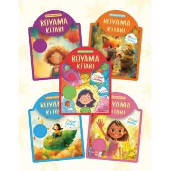 Çıkartmalı Boyama Kitabı - 5 Kitap Set